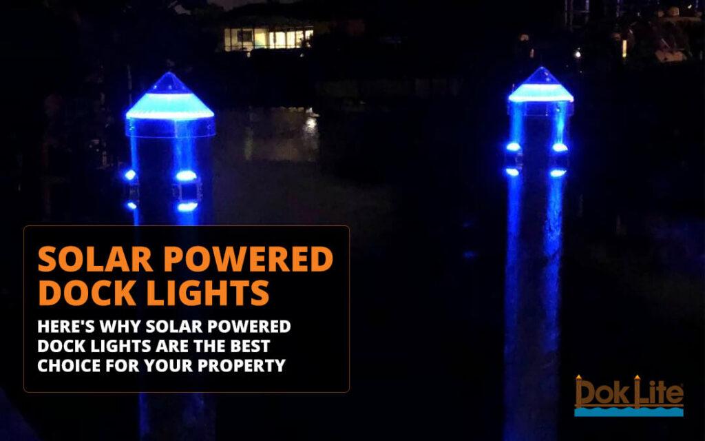 solar powered dock lights
